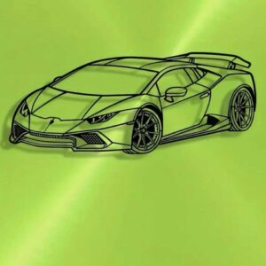 laser cut racing car metal wall art – sports car wall decor (copy)