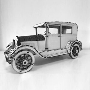 Laser Cut Antique Car