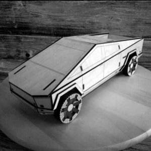 Laser Cut Antique Sports Car